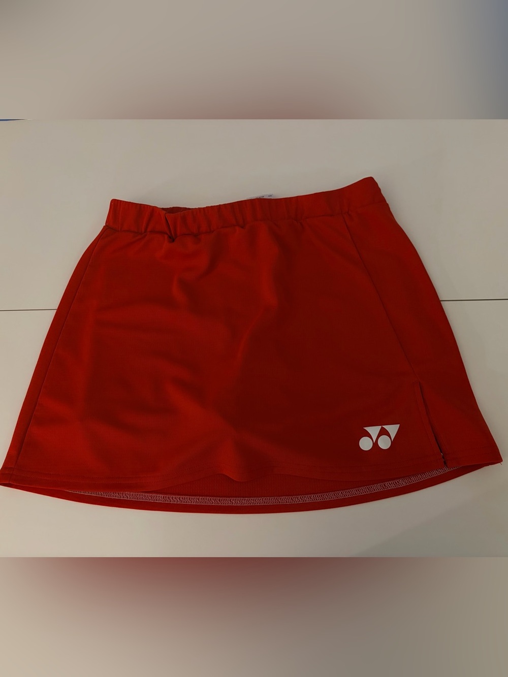 Onex Red Athletic Skirt with Logo Detail